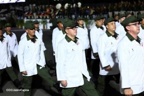 Desfile Pueblo-Ejército en el 45 Aniversario de la Fundación del Ejército de Nicaragua