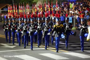 Desfile Pueblo-Ejército en el 45 Aniversario de la Fundación del Ejército de Nicaragua