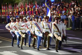 Desfile Pueblo-Ejército en el 45 Aniversario de la Fundación del Ejército de Nicaragua