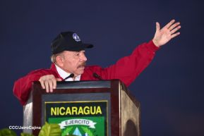 Desfile Pueblo-Ejército en el 45 Aniversario de la Fundación del Ejército de Nicaragua