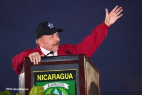 Desfile Pueblo-Ejército en el 45 Aniversario de la Fundación del Ejército de Nicaragua