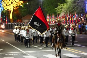 Desfile Pueblo-Ejército en el 45 Aniversario de la Fundación del Ejército de Nicaragua