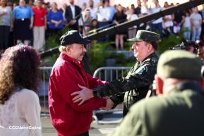 Desfile Pueblo-Ejército en el 45 Aniversario de la Fundación del Ejército de Nicaragua