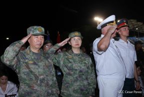 Desfile Pueblo-Ejército en el 45 Aniversario de la Fundación del Ejército de Nicaragua