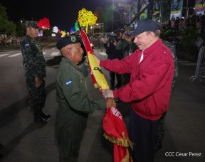 Desfile Pueblo-Ejército en el 45 Aniversario de la Fundación del Ejército de Nicaragua