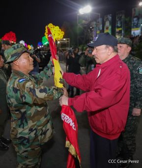 Desfile Pueblo-Ejército en el 45 Aniversario de la Fundación del Ejército de Nicaragua