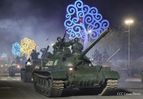 Desfile Pueblo-Ejército en el 45 Aniversario de la Fundación del Ejército de Nicaragua