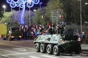Desfile Pueblo-Ejército en el 45 Aniversario de la Fundación del Ejército de Nicaragua