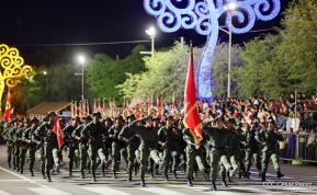 Desfile Pueblo-Ejército en el 45 Aniversario de la Fundación del Ejército de Nicaragua