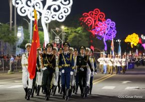 Desfile Pueblo-Ejército en el 45 Aniversario de la Fundación del Ejército de Nicaragua