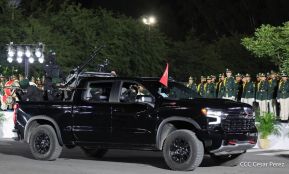 Desfile Pueblo-Ejército en el 45 Aniversario de la Fundación del Ejército de Nicaragua