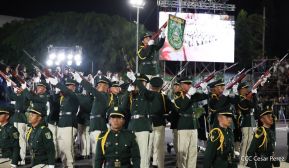 Desfile Pueblo-Ejército en el 45 Aniversario de la Fundación del Ejército de Nicaragua