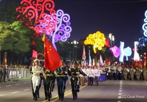 Desfile Pueblo-Ejército en el 45 Aniversario de la Fundación del Ejército de Nicaragua