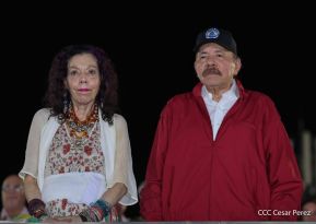 Desfile Pueblo-Ejército en el 45 Aniversario de la Fundación del Ejército de Nicaragua