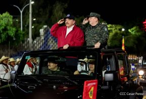 Desfile Pueblo-Ejército en el 45 Aniversario de la Fundación del Ejército de Nicaragua