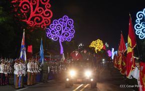 Desfile Pueblo-Ejército en el 45 Aniversario de la Fundación del Ejército de Nicaragua