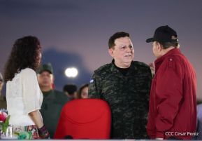 Desfile Pueblo-Ejército en el 45 Aniversario de la Fundación del Ejército de Nicaragua