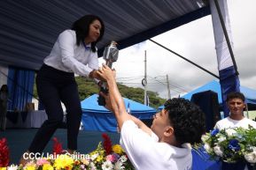 Acto de recibimiento de la Antorcha Centroamericana de la Libertad