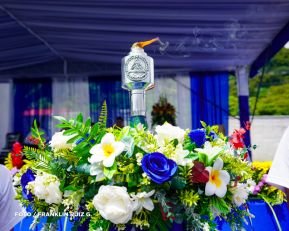 Acto de recibimiento de la Antorcha Centroamericana de la Libertad