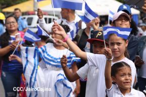 Acto de recibimiento de la Antorcha Centroamericana de la Libertad