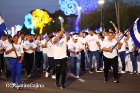Acto de recibimiento de la Antorcha de la Unión Centroamericana