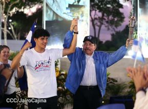 Acto de recibimiento de la Antorcha de la Unión Centroamericana
