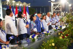 Acto de recibimiento de la Antorcha de la Unión Centroamericana