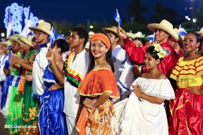 Acto de recibimiento de la Antorcha de la Unión Centroamericana