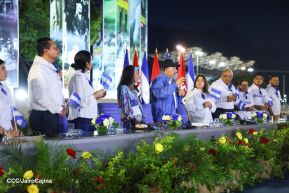Acto de recibimiento de la Antorcha de la Unión Centroamericana