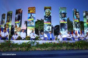 Acto de recibimiento de la Antorcha de la Unión Centroamericana