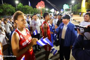 Acto de recibimiento de la Antorcha de la Unión Centroamericana