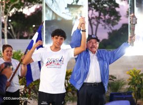 Acto de recibimiento de la Antorcha de la Unión Centroamericana
