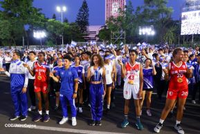 Acto de recibimiento de la Antorcha de la Unión Centroamericana