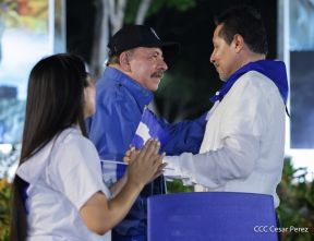 Acto de recibimiento de la Antorcha de la Unión Centroamericana