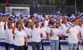 Acto de recibimiento de la Antorcha de la Unión Centroamericana