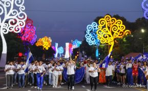 Acto de recibimiento de la Antorcha de la Unión Centroamericana