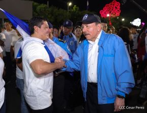 Acto de recibimiento de la Antorcha de la Unión Centroamericana