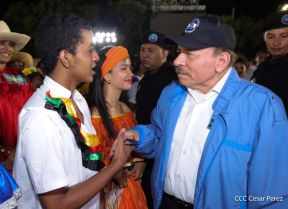 Acto de recibimiento de la Antorcha de la Unión Centroamericana