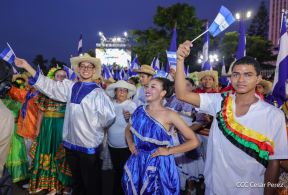 Acto de recibimiento de la Antorcha de la Unión Centroamericana