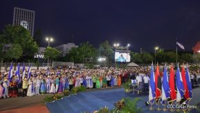 Acto de recibimiento de la Antorcha de la Unión Centroamericana