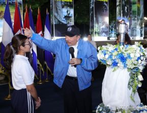 Acto de recibimiento de la Antorcha de la Unión Centroamericana