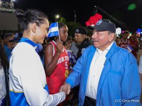 Acto de recibimiento de la Antorcha de la Unión Centroamericana
