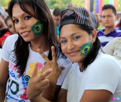 Nicaragüenses disfrutaron inicio del Mundial Brasil 2014 en la “Zona Futbolera”