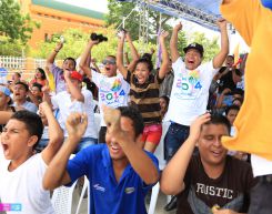 Nicaragüenses disfrutaron inicio del Mundial Brasil 2014 en la “Zona Futbolera”