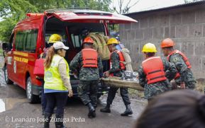 Nicaragüenses participan en el III Ejercicio Nacional de Prevención para Proteger la Vida 2024