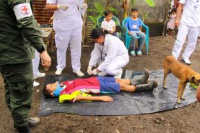 Nicaragüenses participan en el III Ejercicio Nacional de Prevención para Proteger la Vida 2024