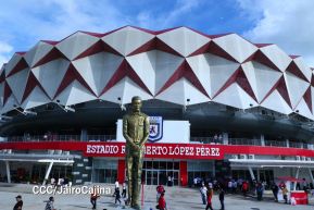 Inauguración del Estadio de Béisbol Rigoberto López Pérez en León