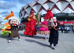 Inauguración del Estadio de Béisbol Rigoberto López Pérez en León