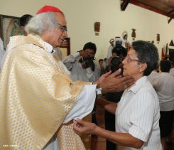 Cardenal Brenes celebra a San Antonio de Padua