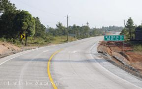 Segundo tramo de la carretera Sahsa-Puerto Cabezas